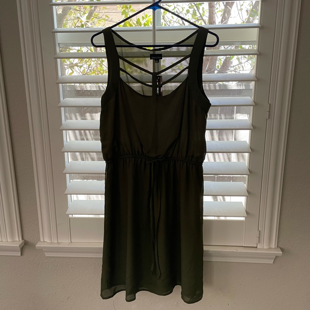 Zenobia Green see through dress size XL